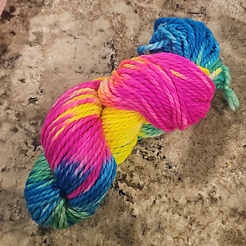 Hand Dyed Rainbow Yarn